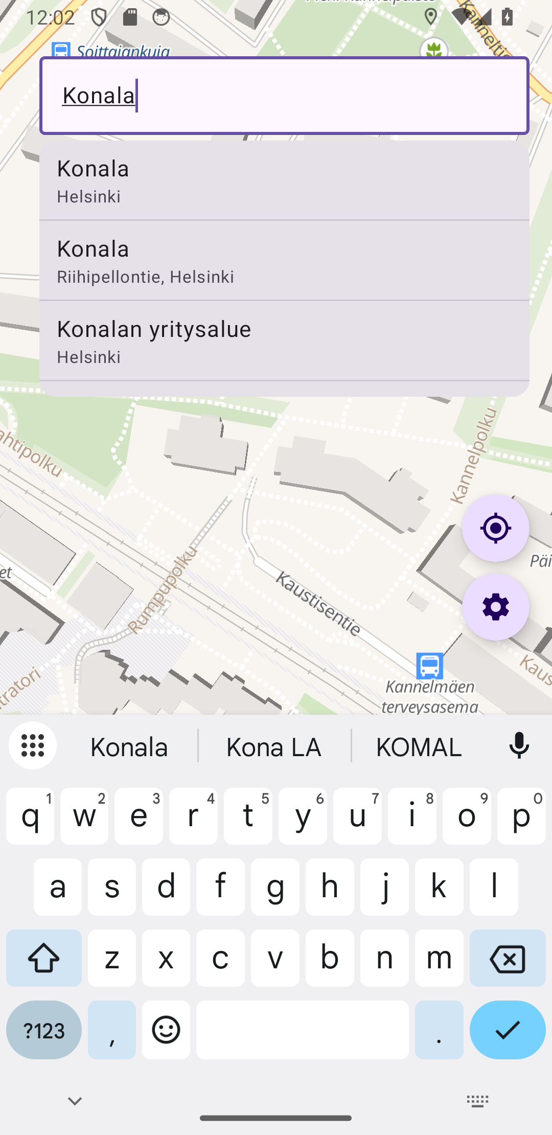 Address search